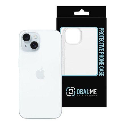 OBAL:ME TPU Kryt pro Apple iPhone 15 Transparent, 57983117220