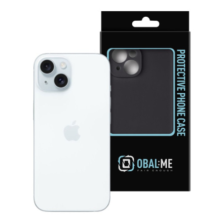 OBAL:ME Matte TPU Kryt pro Apple iPhone 15 Black, 57983117492