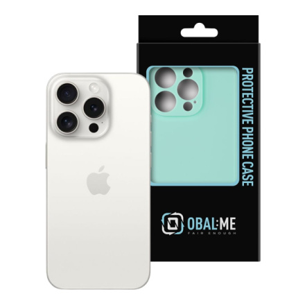 OBAL:ME Matte TPU Kryt pro Apple iPhone 15 Pro Turquoise, 57983117503