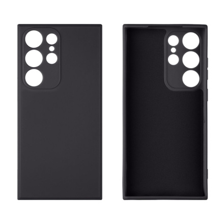 OBAL:ME Matte TPU Kryt pro Samsung Galaxy S23 Ultra Black, 57983117546