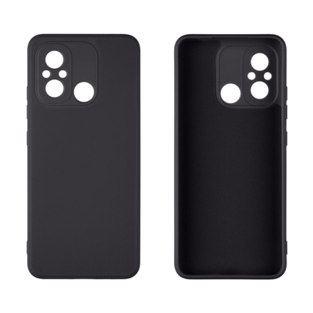 OBAL:ME Matte TPU Kryt pro Xiaomi Redmi 12C Black, 57983117558