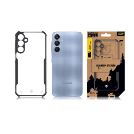 Tactical Quantum Stealth Kryt pro Samsung Galaxy A25 5G Clear/Black, 57983118868