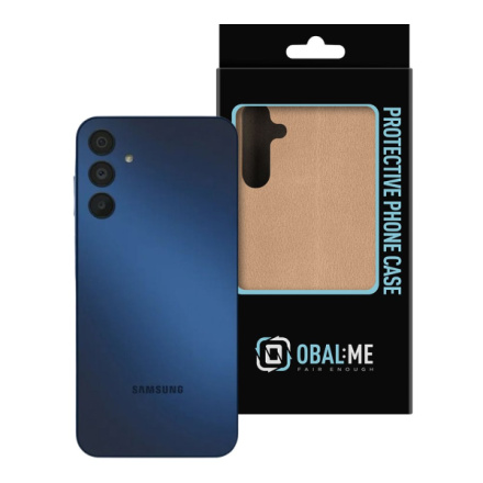 OBAL:ME Book Pouzdro pro Samsung Galaxy A15 4G/5G Gold, 57983119018