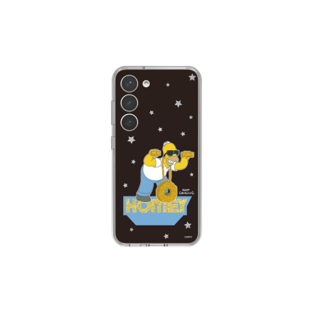 GP-TOS911SBB Simpsonovi Dekorace Zadního Krytu Pro Samsung Galaxy S23 Black, GP-TOS911SBBYW