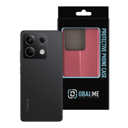 OBAL:ME Book Pouzdro pro Xiaomi Redmi Note 13 5G Wine Red, 57983120777