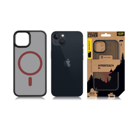 Tactical MagForce Hyperstealth 2.0 Kryt pro iPhone 13 Black/Red, 57983121085