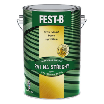 FEST-B S2141, antikorozní nátěr na železo, 0101 světle šedý, 5 kg