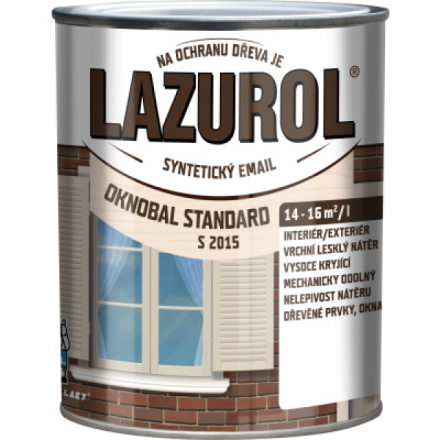 LAZUROL Oknobal Standard barva na okna S2015, bílá, 600 ml