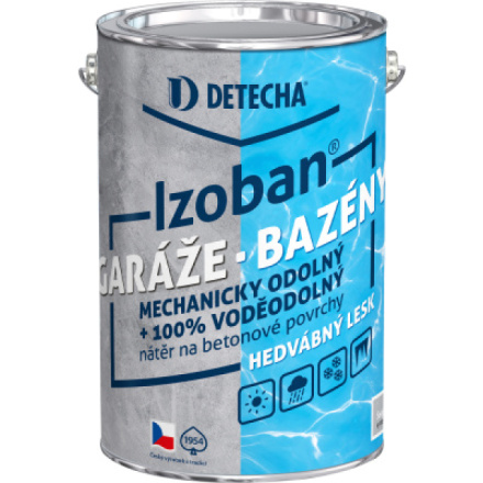 Detecha Izoban barva na beton, RAL 9004 černá, 5 kg