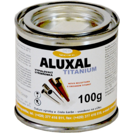 Stachema Aluxal Titanium vypalovací stříbřenka do 500 °C, 100 g