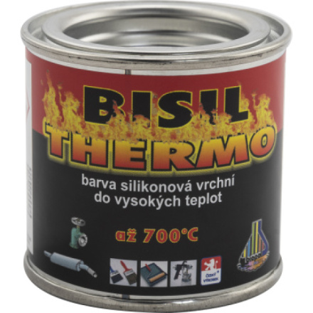 Bisil Thermo žáruvzdorná barva 700 °C, 0199 černá, 80 g