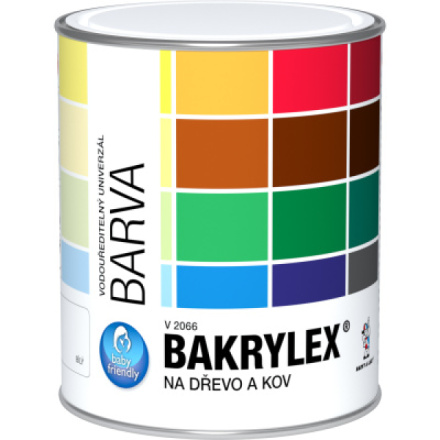 Bakrylex Univerzál lesk V2066 barva na dřevo a kov, 1999 černá, 700 g
