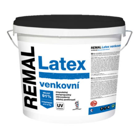 REMAL V2065 latex venkovní, bílý, 5 kg