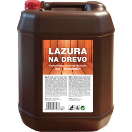 Lazura na dřevo, teak, 10 l