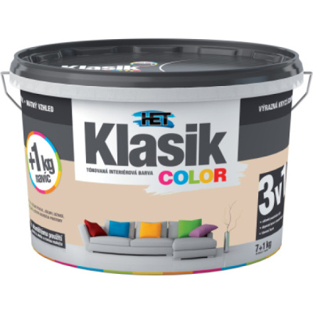 Het Klasik Color malířská barva, 0217 béžová, 7+1 kg