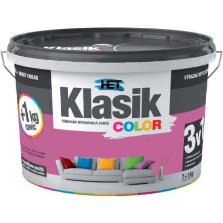 Het Klasik Color malířská barva, 0317 purpurová, 7+1 kg