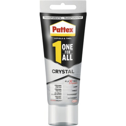 Pattex One For All Crystal univerzální montážní lepidlo transparentní, tuba 80 g