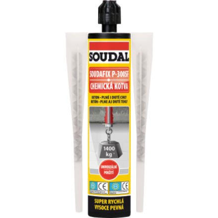 Soudal Soudafix P-300 SF chemická kotva, 300 ml