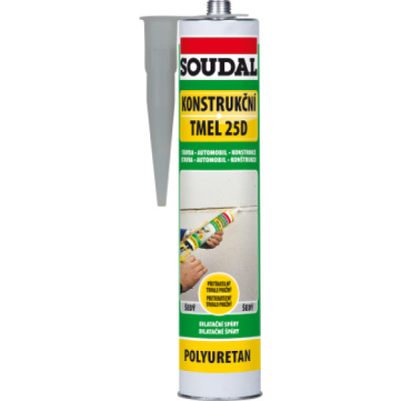 Soudal Konstrukční tmel 25D polyuretanový tmel, šedý, 310 ml