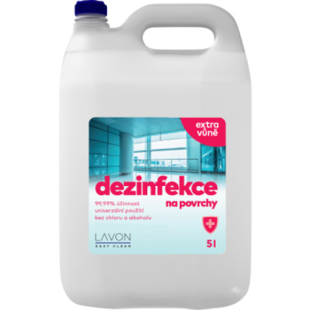 LAVON dezinfekce Easy Clean na povrchy bez chloru a alkoholu, 5 l