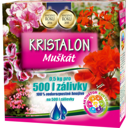 Agro Kristalon Muškát, hnojivo na muškáty, 500 g