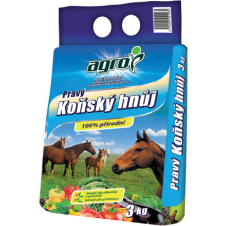 Agro koňský hnůj, 3 kg