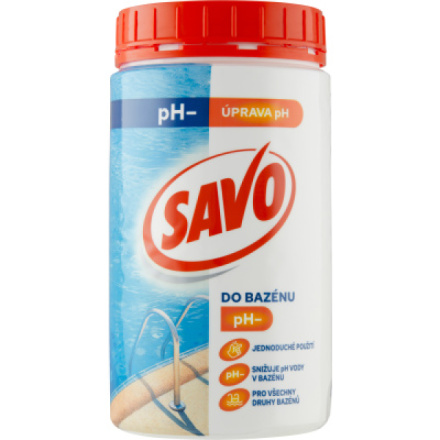 Savo bazén pH- snižuje hodnotu pH, 1,2  kg