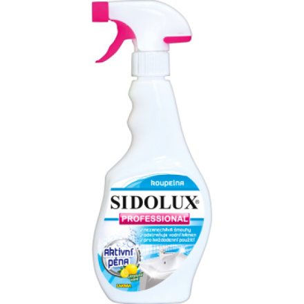 Sidolux Professional Koupelna čistič s aktivní pěnou, 500 ml