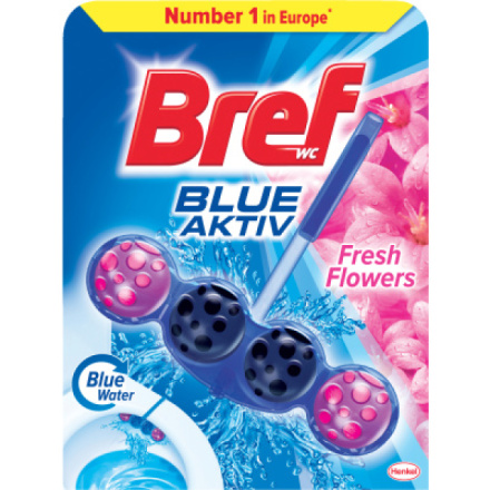 Bref Blue Aktive Fresh Flower, WC kuličky, 50 g