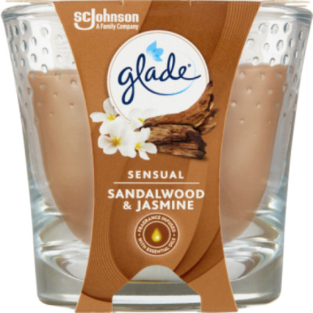 Glade svíčka vonná Sensual Sandalwood & Jasmine, 129 g