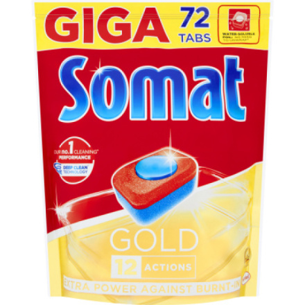 Somat tablety do myčky Gold, 72 ks