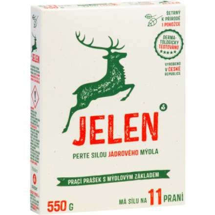 Jelen prací prášek, 11 praní, 550 g