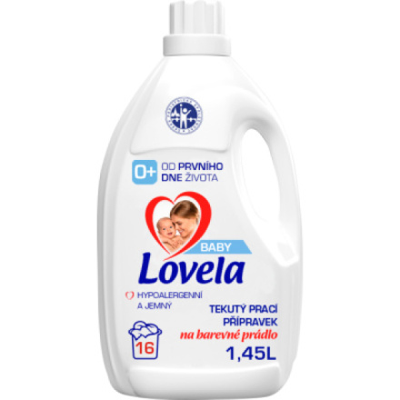 Lovela Baby Barevné prádlo prací gel 16 praní, 1,45 l