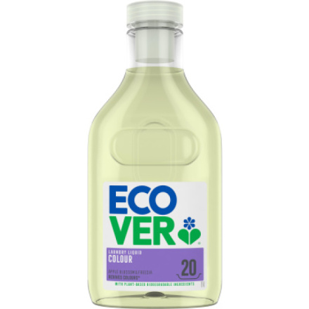 Ecover ekologický prací gel na barevné prádlo jablečný květ a frézie, 20 praní, 1 l
