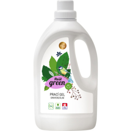 Real Green Clean prací gel, 42 praní, 1,5 l