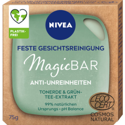 Nivea Magic Bar čisticí peelingové pleťové mýdlo 75 g
