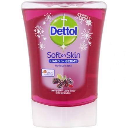 Dettol Citrus/Lesní plody, hydratační antibakteriální mýdlo do bezdotykového dávkovače, náhradní náplň, 250 ml