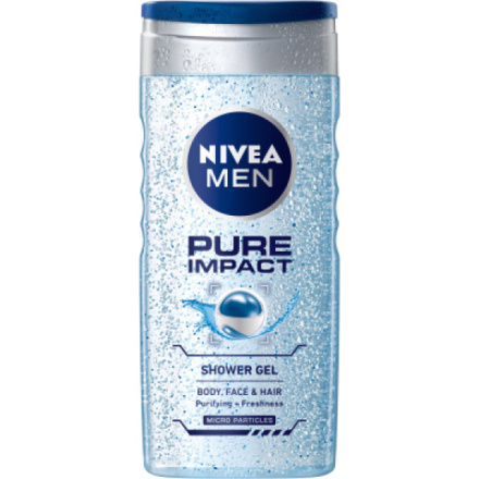 Nivea Men Pure Impact sprchový gel, 250 ml