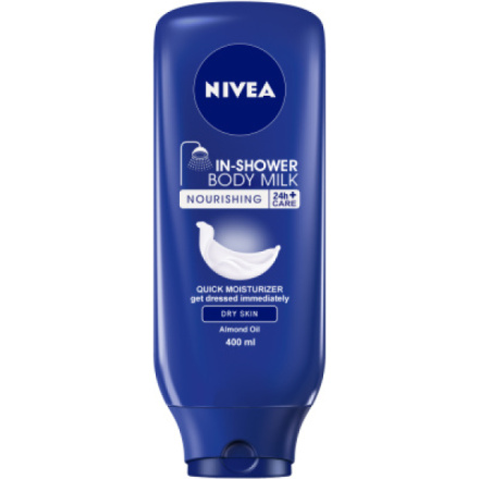 Nivea Body Milk výživné tělové mléko do sprchy, 400 ml