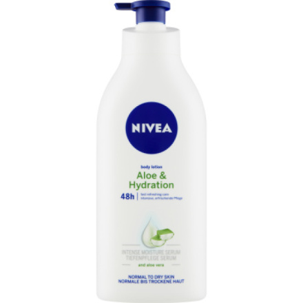 Nivea Aloe & Hydration Lehké tělové mléko, 625 ml