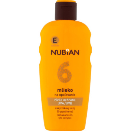 Nubian OF6 Sprej mléko na opalování, 200 ml