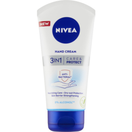 Nivea 3v1 Care & Protect krém na ruce, 75 ml