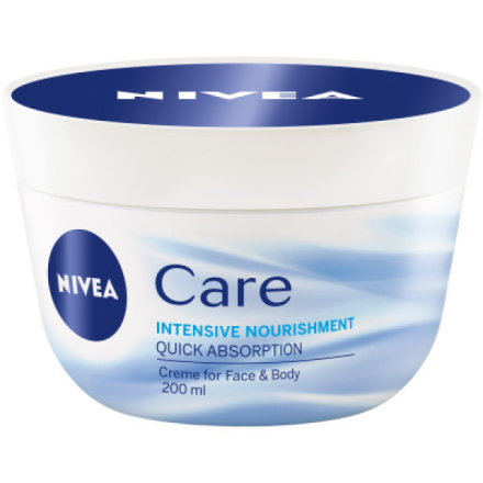 Nivea Care výživný krém, 200 ml