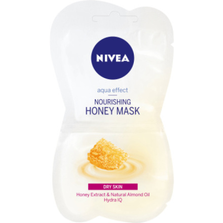 Nivea Honey Mask aqua effect výživná medová maska, 2 × 7,5 ml