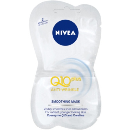 Nivea Q10 Power vyhlazující maska proti vráskám, 2 × 7,5 ml