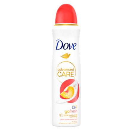 Dove Alu-free broskev a citrón dámský deodorant bez hliníku deosprej, 150 ml