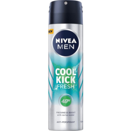 Nivea Men Fresh Kick pánský antiperspirant deospray, 150 ml