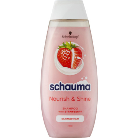 Schauma Nourish & Shine šampon pro poškozené vlasy, 400 ml