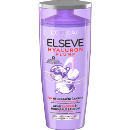 Elseve šampon na vlasy Hyaluron Plump pro dehydratované vlasy, 400 ml