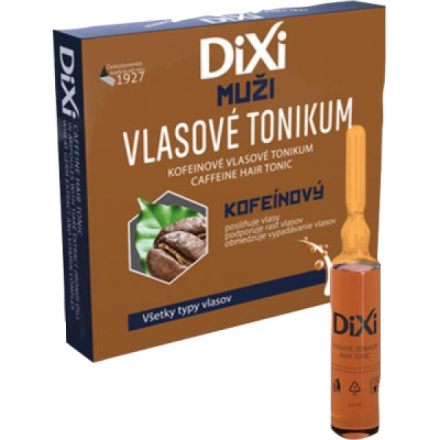 Dixi Kofeinové vlasové tonikum pro růst pro muže, 6 ampulí (6x10ml)